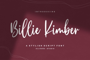 Billie Kimber Font Font Download