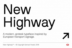 New Highway Font Font Download