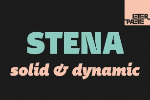 Stena Font Font Download