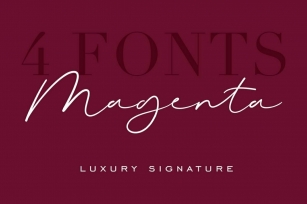 Magenta Font Font Download