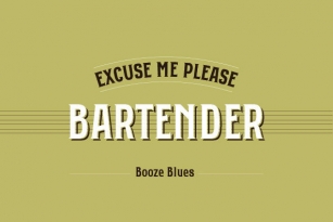 Bartender Font Font Download