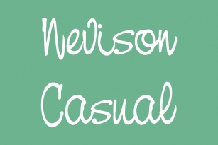 Nevison Casual Font Font Download