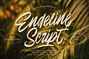 Endeline Script Font Font Download