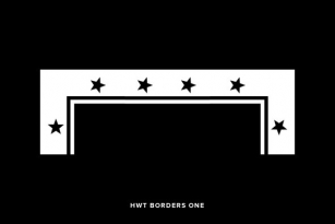 HWT Borders One Font Font Download