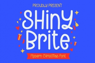 Shiny Brite - Modern Christmas Font Font Download