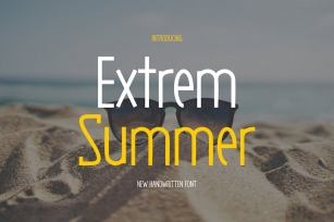 Extrem Summer Font Download