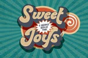 Sweet Joys - Display Font Font Download