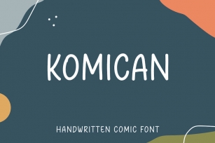 Komican - Handwritten Comic Font Font Download