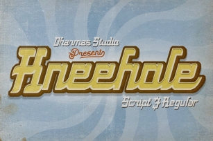 Kneehole Font Font Download