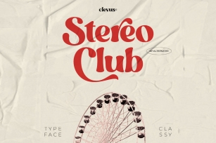 Stereo Club Font Font Download