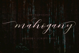 Mahogany Font Font Download