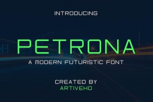 Petrona Modern Technology Font Font Download