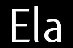 Ela Font Font Download