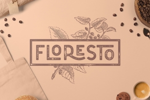 The Florest Textured Font Font Download