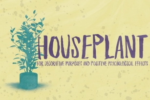 Houseplant Font Font Download