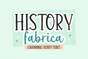 History Fabrica Font Font Download