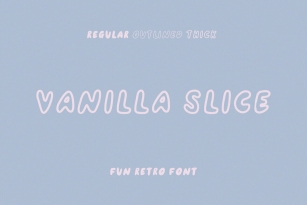 Vanilla Slice Font Font Download