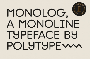 Monolog Font Font Download