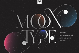 Moon Type Font Font Download
