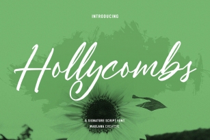 Hollycombs Font Font Download
