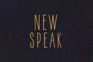 New Speak Font Font Download