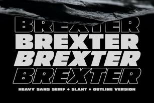 Brexter Font Font Download