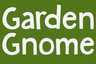 Garden Gnome Font Font Download