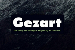 Gezart Font Font Download