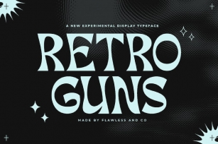 Retro Guns Font Download