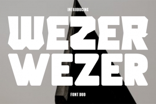 Wezer – Display Bold Font Duo Font Download
