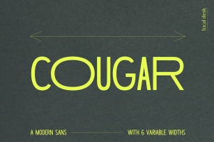 Cougar Font Font Download