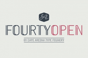 CA Fourty Open Font Font Download