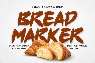 Bread Marker - Delicious Display Font Font Download