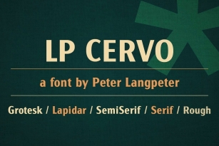 LP Cervo Font Font Download