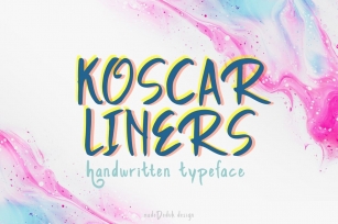 Koscar Liners Font Font Download