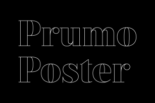Prumo Poster Font Font Download