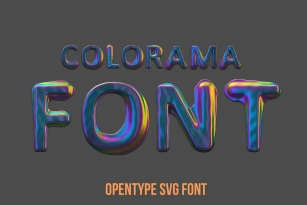 Colorama SVG Font Font Download