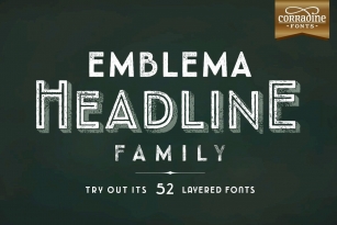 Emblema Headline Font Font Download