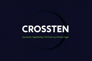 Crossten Font Font Download