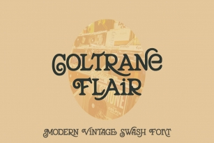 Coltrane Flair Font Font Download