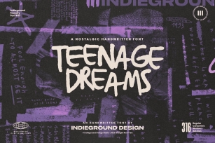 Teenage Dreams Font Font Download