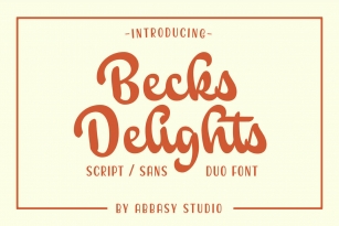 Becks Delight Font Font Download