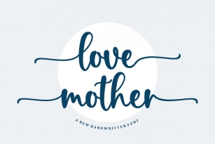 Love Mother Font Font Download