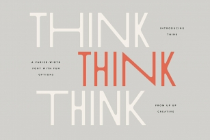 Think Font Font Download