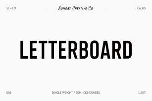 Letterboard Font Font Download