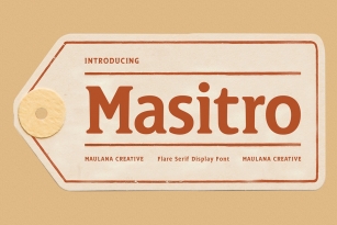 Masitro Font Font Download