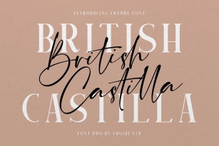 British Castilla Font Font Download