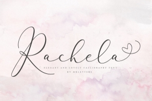 Rachela Lovely Calligraphy Font Font Download