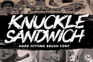 Knuckle Sandwich Font Font Download