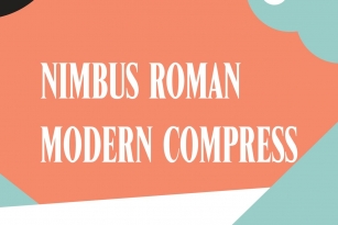 Nimbus Roman Modern Compress Font Font Download